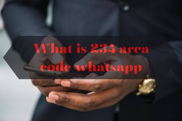 234 area code whatsapp