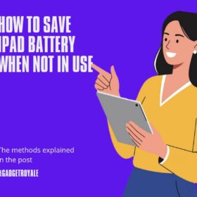 How to save iPad battery when not in use
