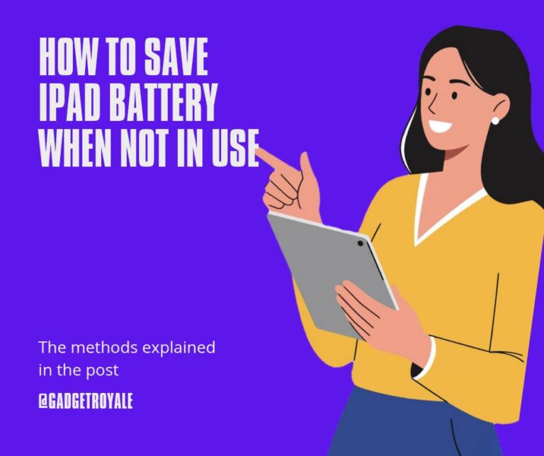How to save iPad battery when not in use