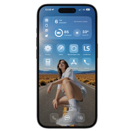 Iphone homescreen customization