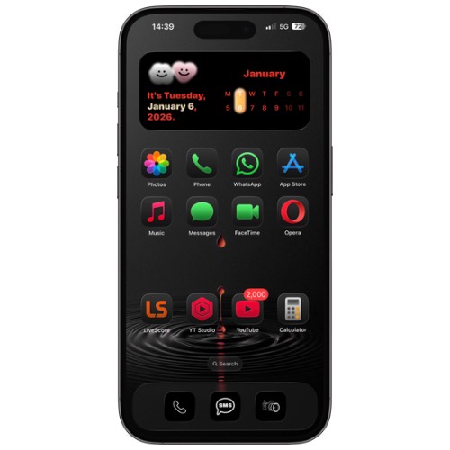 Iphone new homescreen customization