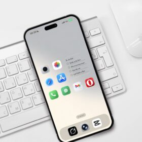 Clean iPhone homescreen setup ideas