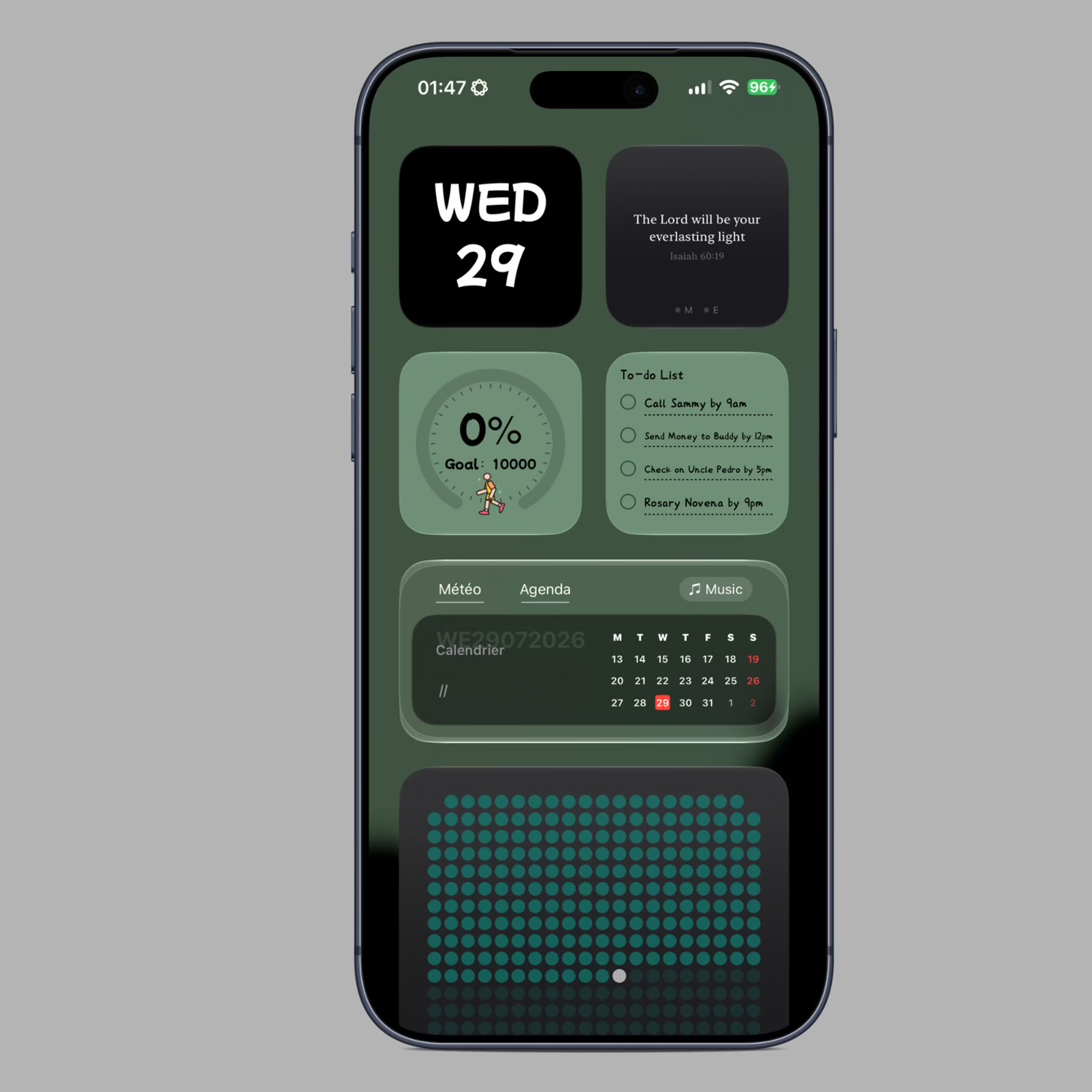 iPhone Widget