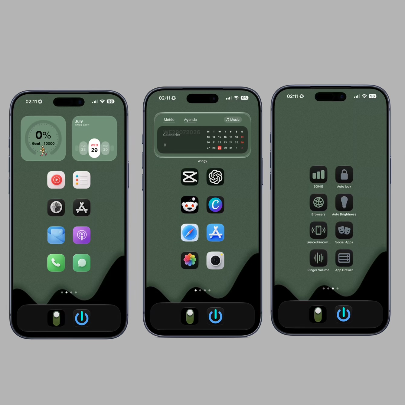 iPhone Homescreen setup