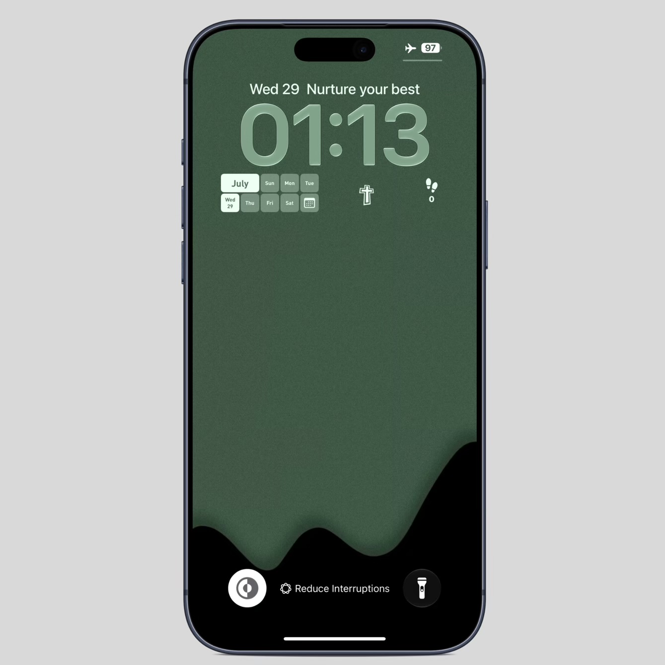 iPhone lockscreen